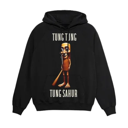 Tung Tung Sahur juodas džemperis