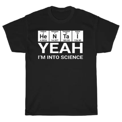 Hentai science juodi marškinėliai