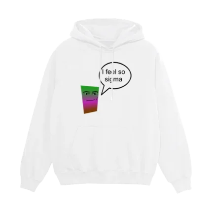 Sigma Roblox baltas džemperis