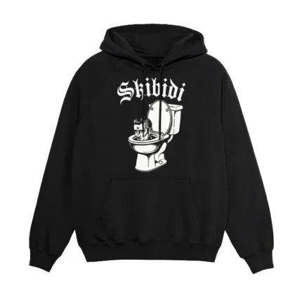 Skibidi Toilet juodas džemperis