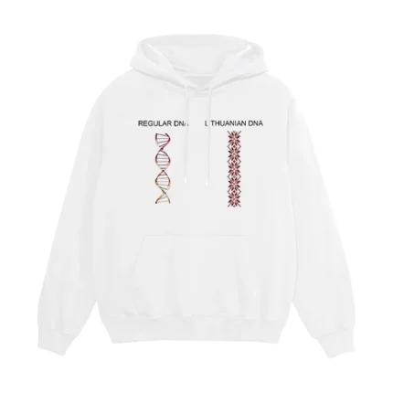 Lietuvio DNA baltas džemperis