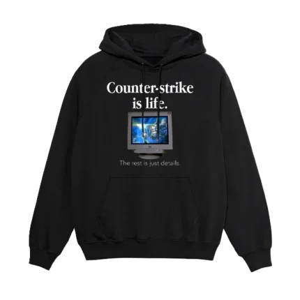 Counter Strike Life juodas džemperis