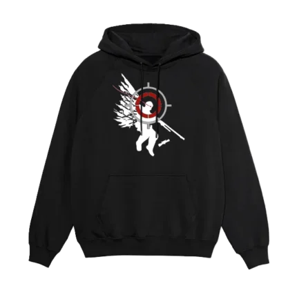 Double Air No Scope juodas džemperis