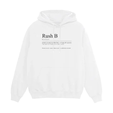 Rush B baltas džemperis