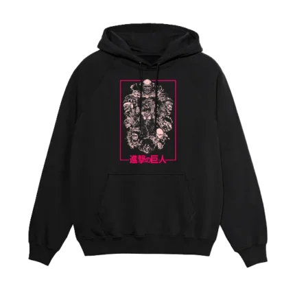 Attack on Titan juodas džemperis