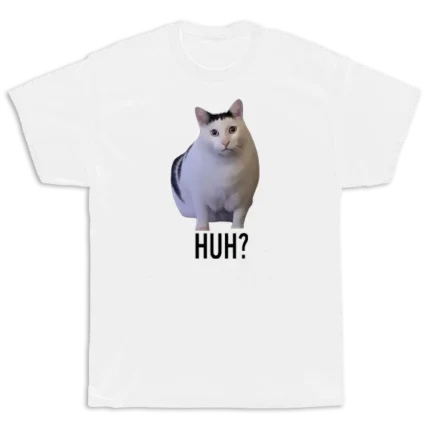 Katukas Huh balti marškinėliai