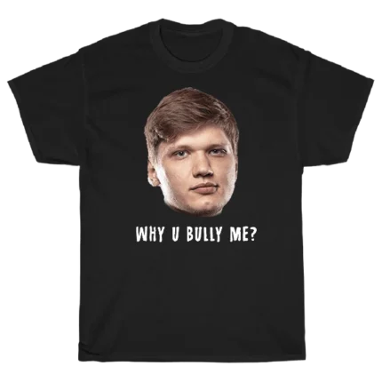 Why u bully me juodi marškinėliai