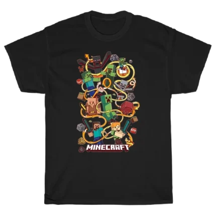 Minecraft World marškinėliai