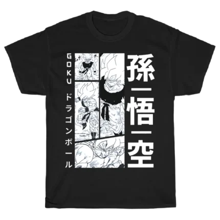 Goku juodi marškinėliai
