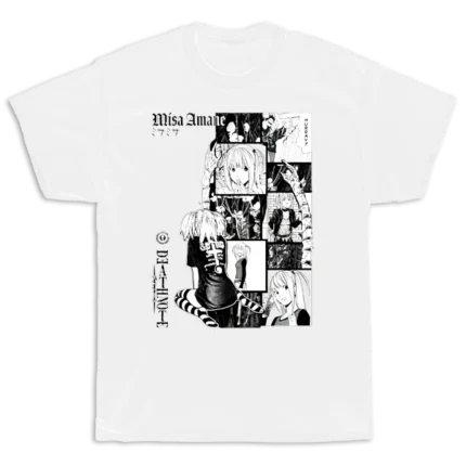 Misa Amane balti marškinėliai