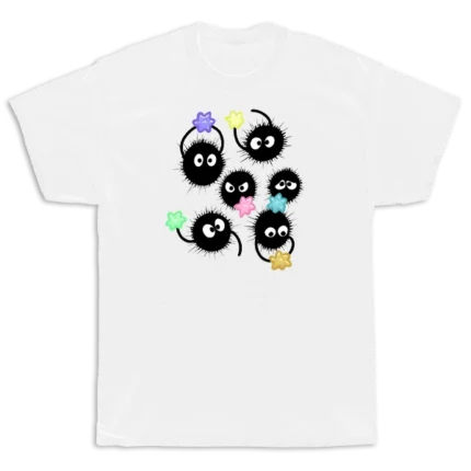 Susuwatari balti marškinėliai